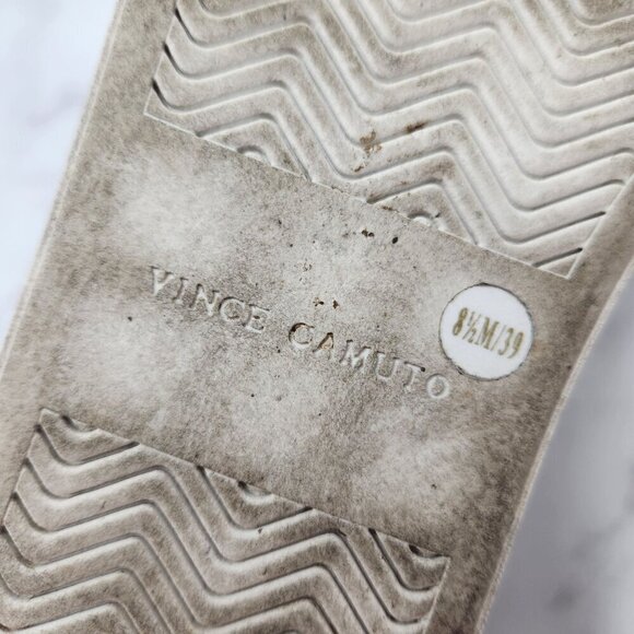 Vince Camuto VP-Korli Black Suede Leather Platform Flats Shoes Women's 8.5 (39) - Picture 10 of 10